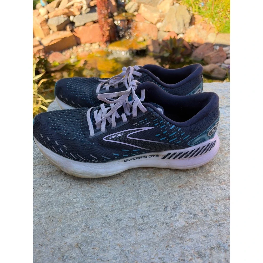 Brooks Glycerin GTS 20 Mens Running Shoes Blue 1203701B499 Size 11